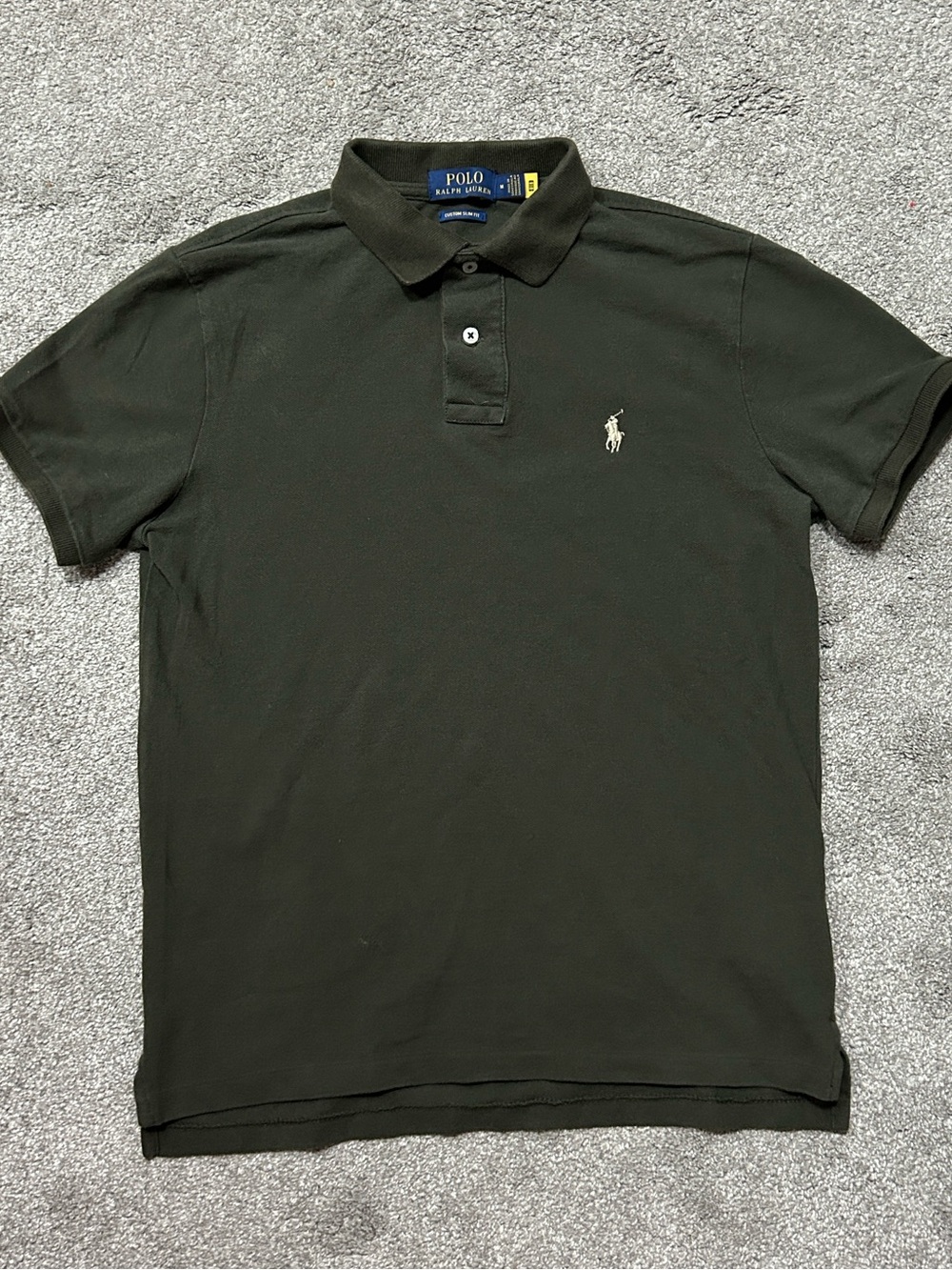 Vintage Polo Ralph Lauren Classic Slim Fit Dark Green Polo